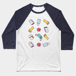 Colorful Warm CoronaTheme Gift Baseball T-Shirt